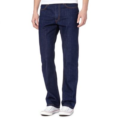Lee Brooklyn blue plain rinse straight fit jeans